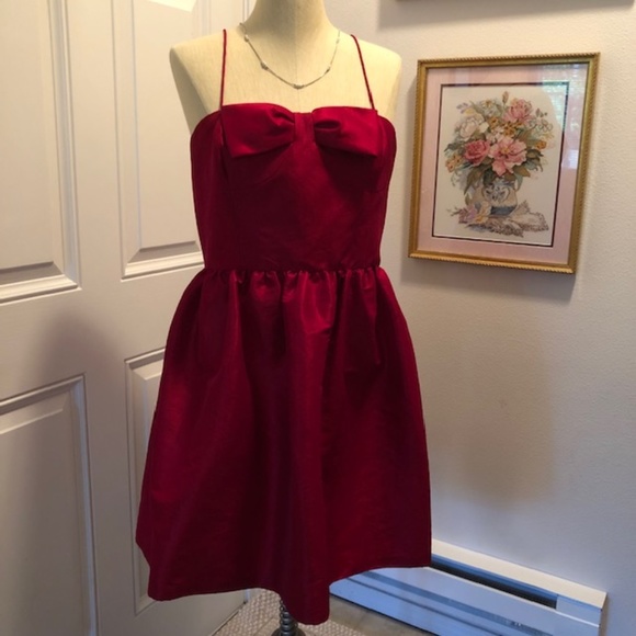 CeCe Dresses & Skirts - Ce Ce Red Satin Prom Dress